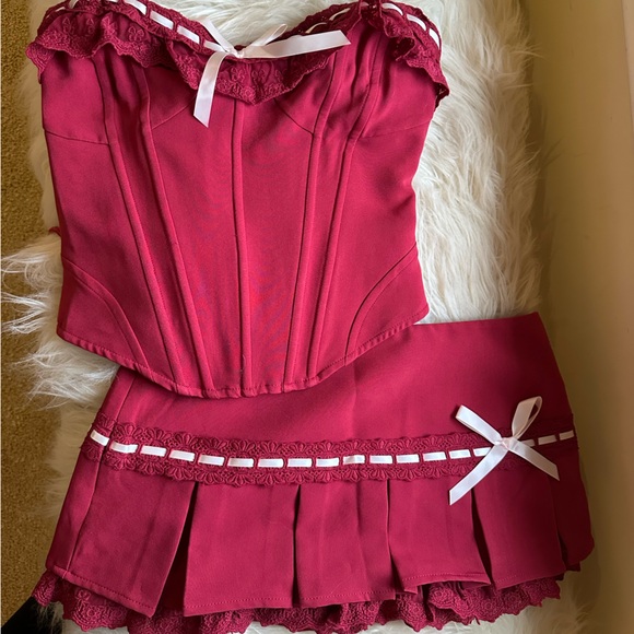 Outcast matching skirt and corset set - Picture 2 of 5